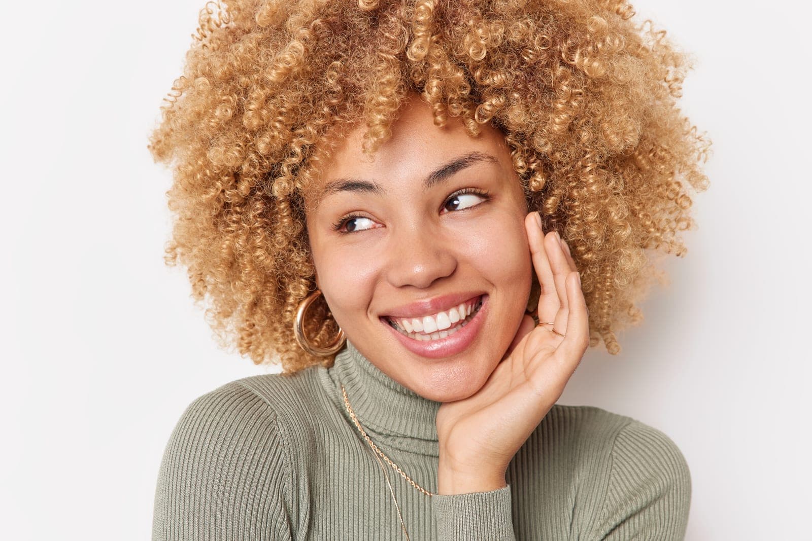 A patient with a bright, confident smile after teeth whitening at Marchwood Dental Practice